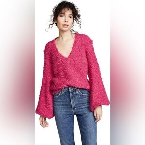 C/MEO Collective Bouclé V-Neck Sweater